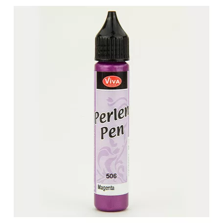 ViVa Decor Folyékony "gyöngy" - 28 ml - Magenta - Pearl Pen (1 db)