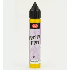   ViVa Decor Folyékony "gyöngy" - 28 ml - Sun yellow - Pearl Pen (1 db)