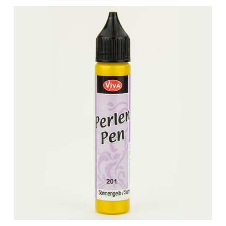 ViVa Decor Folyékony "gyöngy" - 28 ml - Sun yellow - Pearl Pen (1 db)