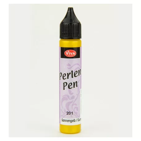 ViVa Decor Folyékony "gyöngy" - 28 ml - Sun yellow - Pearl Pen (1 db)