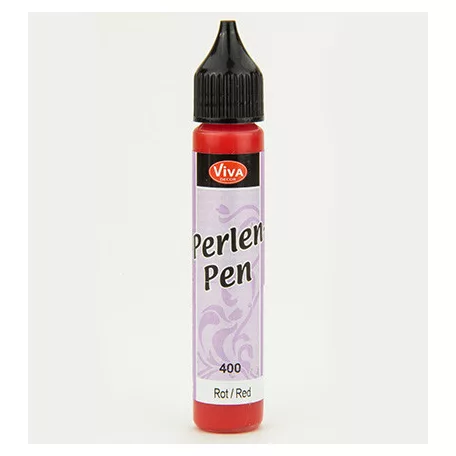 ViVa Decor Folyékony "gyöngy" - 28 ml - Red - Pearl Pen (1 db)