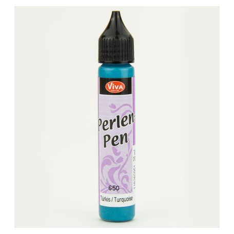 ViVa Decor Folyékony "gyöngy" - 28 ml - Turquoise - Pearl Pen (1 db)
