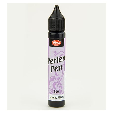 ViVa Decor Folyékony "gyöngy" - 28 ml - Black - Pearl Pen (1 db)
