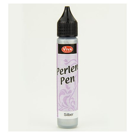 ViVa Decor Folyékony "gyöngy" - 28 ml - Silver - Pearl Pen (1 db)