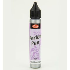   ViVa Decor Folyékony "gyöngy" - 28 ml - Silver chrome - Pearl Pen (1 db)