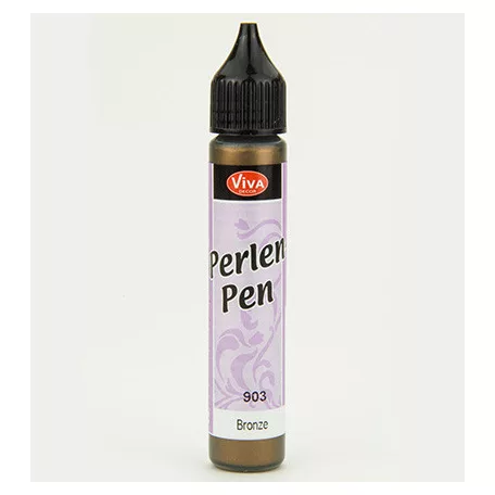 ViVa Decor Folyékony "gyöngy" - 28 ml - Bronze - Pearl Pen (1 db)