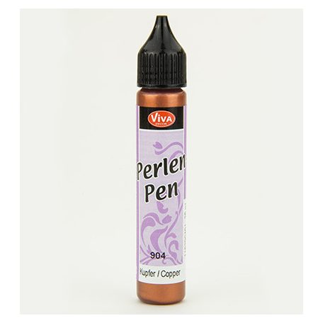 ViVa Decor Folyékony "gyöngy" - 28 ml - Copper - Pearl Pen (1 db)
