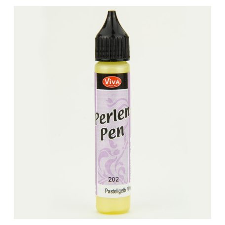 ViVa Decor Folyékony "gyöngy" - 28 ml - Light yellow - Pearl Pen (1 db)