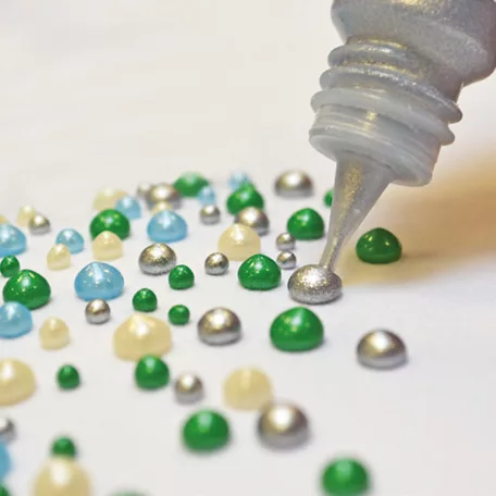 ViVa Decor Folyékony "gyöngy" - 28 ml - Kék - Pearl Pen (1 db)