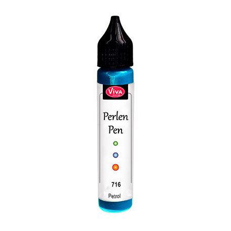 ViVa Decor Folyékony "gyöngy" - 28 ml - Petrol - Pearl Pen (1 db)