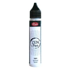 ViVa Decor Pontozó toll - 28ml - Snow - Zen Pen (1 db)