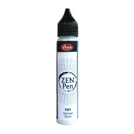 ViVa Decor Pontozó toll - 28ml - Snow - Zen Pen (1 db)