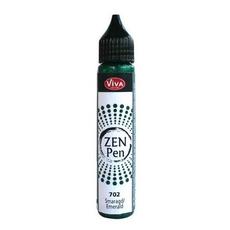 ViVa Decor Pontozó toll - 28ml - Emerald - Zen Pen (1 db)