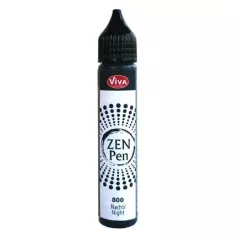   ViVa Decor Pontozó toll - 28ml - Night (black) - Zen Pen (1 db)