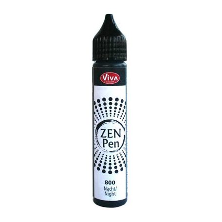 ViVa Decor Pontozó toll - 28ml - Night (black) - Zen Pen (1 db)