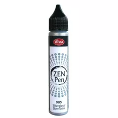   ViVa Decor Pontozó toll - 28ml - Silver luster - Zen Pen (1 db)
