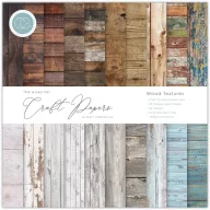   Craft Consortium Papírkészlet 8" (20 cm) - Wood Textures (30 lap)