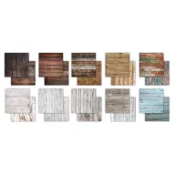   Craft Consortium Papírkészlet 8" (20 cm) - Wood Textures (30 lap)