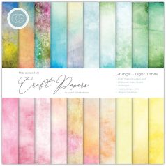   Craft Consortium Papírkészlet 8" (20 cm) - Grunge Light Tones (30 lap)