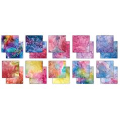   Craft Consortium Papírkészlet 8" (20 cm) - Drops Vivid (30 lap)