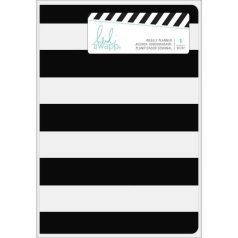   Heidi Swapp Kreatív Tervező - Black & White Stripe - Personal Memory Planner (1 db)
