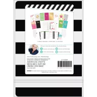   Heidi Swapp Kreatív Tervező - Black & White Stripe - Personal Memory Planner (1 db)