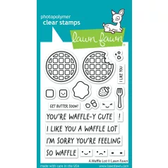   Lawn Fawn Szilikonbélyegző LF3303 - A Waffle Lot - Clear Stamps (1 csomag)