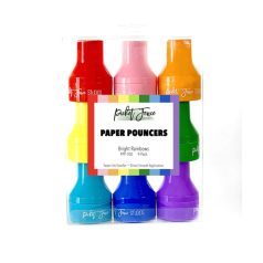   Picket Fence Studios Blender ecset - Bright Rainbow - Paper Pouncers  (9 db)