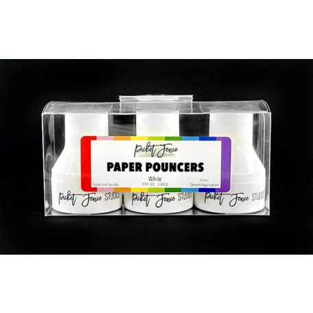 Picket Fence Studios Blender ecset - White - Paper Pouncers  (3 db)