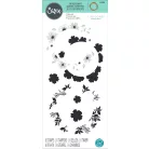SIZZIX szilikonbélyegző 666526, Botanic Wreath / Sizzix Layered Clear Stamps  (1 csomag)