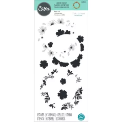   SIZZIX szilikonbélyegző 666526, Botanic Wreath / Sizzix Layered Clear Stamps  (1 csomag)