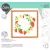 SIZZIX Stencil 666528, Strawberry Wreath / Sizzix Layered Stencil (1 csomag)