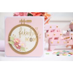   SIZZIX vágósablon 660766, Embroidery Hoop Eileen Hul/ Sizzix Bigz Die (1 db)