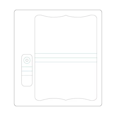 SIZZIX vágósablon 660767, Needle Book Eileen Hull/ ScoreBoards (1 db)