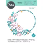 SIZZIX vágósablon 666522 - Floral Round - Lisa Jones - Thinlits Die Set  (1 csomag)