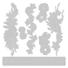 SIZZIX vágósablon 666251 - Woodland Borders - Olivia Rose - Thinlits Die Set  (1 csomag)