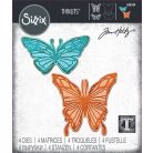 SIZZIX vágósablon 666564 - Vault Scribbly Butterfly - Tim Holtz - Thinlits Die Set  (1 csomag)