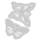 SIZZIX vágósablon 666564 - Vault Scribbly Butterfly - Tim Holtz - Thinlits Die Set  (1 csomag)