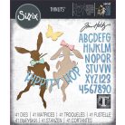 SIZZIX vágósablon 666562 - Vault Hippity Hop - Tim Holtz - Thinlits Die Set  (1 csomag)