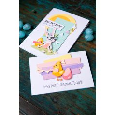   SIZZIX vágósablon 666561 - Vault Bunny + Chick - Tim Holtz - Thinlits Die Set  (1 csomag)