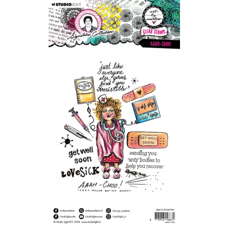 Szilikonbélyegző Aaah Choo! - Art by Marlene - ABM Clear Stamp (1 csomag)