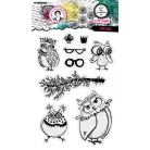 Szilikonbélyegző Owlicious - Art by Marlene - ABM Clear Stamp (1 csomag)