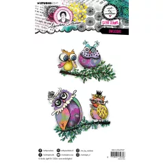   Szilikonbélyegző Owlicious - Art by Marlene - ABM Clear Stamp (1 csomag)