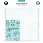 Szilikonbélyegző Owlicious - Art by Marlene - ABM Clear Stamp (1 csomag)