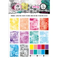   Scrapbook papírkészlet A4 - Mono postage fun - Art by Marlene - ABM Designer Paper Pad (1 csomag)