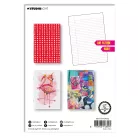 Jegyzetfüzet Notebook Set of 3 - A5 -  Art by Marlene - ABM Notebook (1 db)