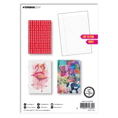   Jegyzetfüzet Notebook Set of 3 - A5 -  Art by Marlene - ABM Notebook (1 db)