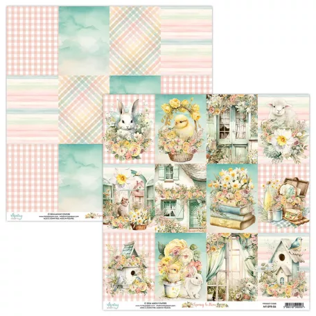 Mintay Papers Scrapbook papír 12" (30 cm) - 6 - Spring Is Here (1 ív)