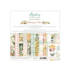   Mintay Papers Papírkészlet 6" (15 cm) - Paper Pad - Spring Is Here (24 lap)