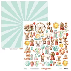   Mintay Papers Scrapbook papír 12" (30 cm) - Kivágóív - Elements - Playtime (1 lap)